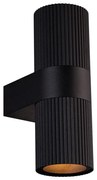 Nordlux - Applique da esterno KYKLOP 2xGU10/25W/230V IP54 nero