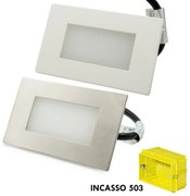 Segnapasso Led 3W da incasso per scatola 503 temperatura colore regolabile Wisdom