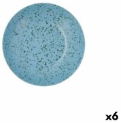 Piatto Fondo Ariane Oxide Ceramica Azzurro (Ø 21 cm) (6 Unità)