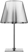 Flos KTribe Table 2 Lampada da tavolo 69 cm a luce diffusa in alluminio e diffusore esterno Argento Alluminizzato