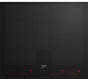 Beko HII68811NT: Piano a Induzione, 8 Zone con 2 Sezioni IndyFlex+ e 1 Extension, 60 cm. Colore del prodotto: Nero, Posizionamento dell'apparecchio: