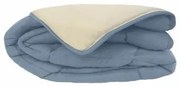 Piumino Letto Poyet  Motte Calgary Beige Azzurro 140 x 200 cm 400 g /m²