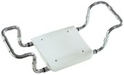 Sedile per vasca bianco con piano regolabile in polipropilene portata 120 kg
