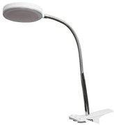 Lindby - Milow LED Lampada con Morsetto Chrome/White Lindby