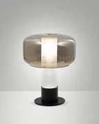 Flick lampada da tavolo oro 1 luce attacco e14 dimmerabile