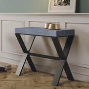 Consolle Xenia Cemento telaio Antracite allungabile fino a 300 cm