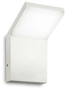 Applique Moderna Style Alluminio Bianco Led 9W 3000K Luce Calda