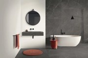 Piastrella da rivestimento interno 120 x 280 cm Sp. 6 mm rettificato Marmotech in gres porcellanato satinato grigio traffico medio (pei 2/5) 3.36 mq