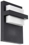 Applique LED moderno da esterno Culpina doppia luce grigio IP44, luce bianco caldo 1100 lumen, EGLO