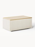 Poggiapiedi da divano con vano contenitore Lennon