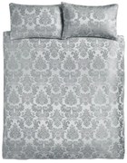 Biancheria da letto grigia Jacquard, 200 x 200 cm Damask Jacquard - Catherine Lansfield