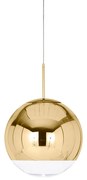 Tom Dixon - Specchio Ball 40 Lampada LED a Sospensione Oro Tom Dixon