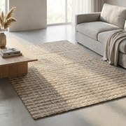 ZAFFIRO - tappeto in lana avorio con decoro