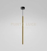 Thalassia s/g - sospensione colore oro a led 3000k 398lm 7w con ros...