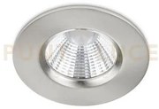 Zagros faretto da incasso led 5,5w 345lm, 3000k  rotondo acciaio di...