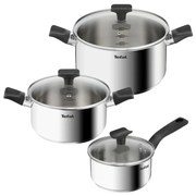 Set di pentole in acciaio inox 6 pezzi Delicious B925S655 - Tefal