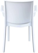 VICTORIA - poltrona in resina impilabile da esterno e interno set da 2