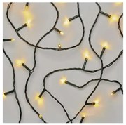 Catena LED natalizia da esterno 50xLED/5m IP44 bianco caldo