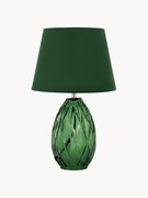 Lampada da comodino con base in vetro Crystal Velvet