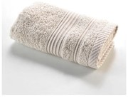 Asciugamano tipo terry beige in cotone 30x50 cm Tendresse – douceur d'intérieur