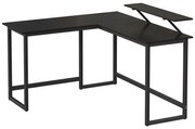 Scrivania angolare SOLEA nera