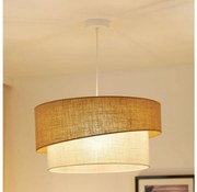Brilagi - Lampadario a sospensione con filo SHINE 1xE27/15W/230V diametro 50 cm beige/color crema