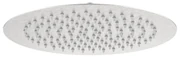 Soffione doccia AQUASANIT Cometa in inox cromo 1 getto