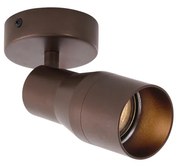 Faretto da soffitto moderno bronzo scuro GU10 Ø50mm - Stanley