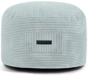 Poggiapiedi color menta con rivestimento in velluto a coste Om 60 – SLOWDOWN