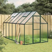 Telaio Serra Con Base Verde 334x169x195 Cm İn Alluminio /
