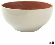 Ciotola Ariane Terra Ceramica Rosso (Ø 15 cm) (6 Unità)