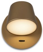 Applique Da Parete Moderno Pixel Metallo Ottone Acrilico 1 Luce Led 7W