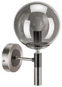 Applique ROLLO 1xE14/5W/230V cromo opaco/fumé