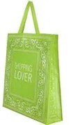 Borsa shopper 60x60 cm verde Bandana in TNT