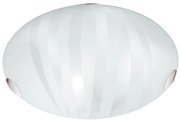 Lampadario Plafoniera Kuna Ceiling Lamp Colore Bianco 60W Mis 50 cm