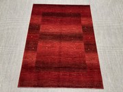 Loribaft Tappeto 190x140 Rosso (Iran) Annodato A Mano
