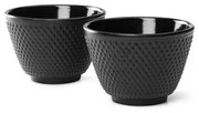 Set di 2 tazze da tè in ghisa nera, ⌀ 7,8 cm Jang - Bredemeijer