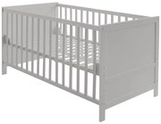 Lettino grigio chiaro 70x140 cm - Roba