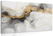 Quadro su tela – Marmo bianco-grigio