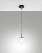Brena sospensione trasparente 1 luce a led cct 2700k - 3000k - 4000...