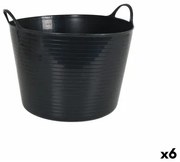 Bacinella in Plastica Multiuso Dem Flexy 42 L Rotondo (6 Unità)