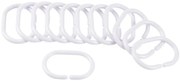 Set di ganci per tenda da doccia bianchi 12 pz 4 cm Vitamine – douceur d'intérieur