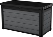 Baule Cassapanca da Esterno 122,9x62,1x70,6 cm in Evotech Keter Cortina Box 100G Grigio...