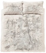 Biancheria da letto matrimoniale estesa bianca in microplush 230x220 cm Cuddly - Catherine Lansfield