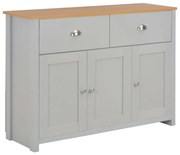 Credenza grigia 112x35x81 cm