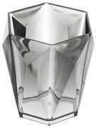 Portaspazzolino Grigio Trasparente In Plastica ABS Diamante