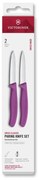 Victorinox - Set di coltelli da cucina per verdure SWISS CLASSIC 8 cm, 2 pezzi, viola