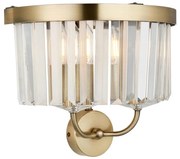 Endon 106450 - Applique CHESTERFIELD 2xE14/6W/230V ottone