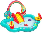 Bestway Piscina Gonfiabile Parco Giochi Disney Sirenetta 221x193x117 cm +2 Anni Giardino 91097