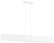 Lampadario Moderno 4 Luci Gentor In Acciaio Bianco